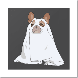 French Bulldog Ghost Posters and Art